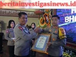 Hari Lalulintas Bhayangkara ke 68 Polres Jembrana Raih Penghargaan Prestisius dari Kapolda Bali