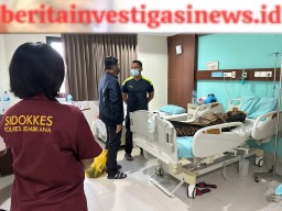 Kapolres Jenguk Kasi Propam Lagi Berduka Istrinya Berpulang Kepangkuan Illahi
