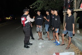 Gelar Patroli, Polres Bangkalan Antisipasi Balap Liar dan Tawuran Remaja