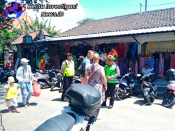 KRYD Polsek Densel Berikan Rasa Aman dan Nyaman Bagi Pengunjung Kawasan Wisata Sanur