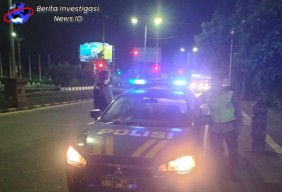 Blue Light Patrol Polsek Kutsel Wujudkan Kuta Selatan Aman dan Kondusif