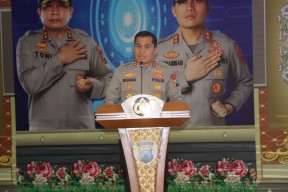 Kapolres Nganjuk Perkenalkan “Ilmu Semeru” dalam Acara Puncak Peringatan Hari Lalu Lintas Bhayangkara ke – 68 tahun 2023