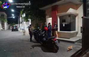 Ciptakan Keamanan Wilayah, Polsek Dentim Gencarkan Pelaksanaan Patroli Cahaya Biru