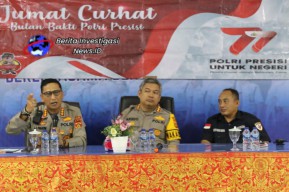 Rutinitas Jumat Curhat Polda Bali Bersama Satuan Pengamanan