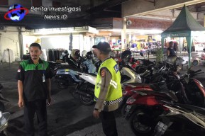Patroli Cahaya Biru Polsek Denut Malam Hari Sasar Titik Rawan Kriminal