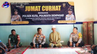 Program Jumat Curhat Polsek Kuta Dengarkan Aspirasi Warga Muslim Al Hidayah Tuban