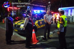 Upaya Tekan AKJ, Polsek Kuta Tingkatkan Kegiatan Blue Light Patrol