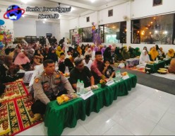 Ciptakan Kebersamaan, Wakapolsek Denbar Hadiri Undangan Perayaan Maulid Nabi di Yayasan Al-Hikmah