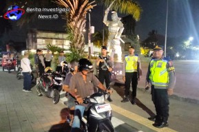Ciptakan Kamtibmas Aman dan Kondusif Polres Tabanan Tingkatkan Blue Light Patrol
