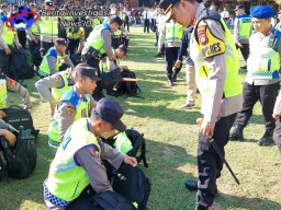 Apel Kesiapan dan Cek Sapras Ops Mantap Agung 2023-2024 Polres Buleleng