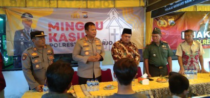 Minggu Kasih Polresta Sidoarjo Melaksanakan Kegiatan Bakti Sosial dan Bakti Kesehatan