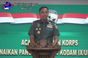 Pangdam: "Pangkat/Jabatan Merupakan Suatu Amanah Yang Harus Dipertanggungjawabkan"