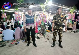 Bhabinkamtibmas Atensi Kegiatan Maulid Nabi 1445 H di Mushola Al-falah Bekang