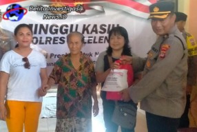 Minggu Kasih Polres Buleleng di Yayasan GPT Maranatha Ministry Singaraja
