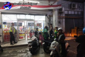 Upaya Tiadakan Guan KTM, Polsek Denpasar Barat Intensifkan Blue Light Patrol