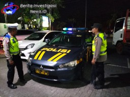 Malam Hari Rawan Kamtibmas, Blue Light Patrol Polsek Kutsel Upayakan Pencegahan