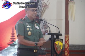 Pimpin Doa Bersama HUT Ke-78 TNI, Pangdam: "Semoga Keluarga Besar TNI Senantiasa Mendapat Bimbingan dan Lindungan Allah SWT"