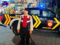 Tingkatkan Kegiatan Blue Light Patrol Polsek Kuta Jaga Kamtibmas Wilkum