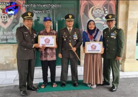 Sambut HUT ke 78 TNI Dandim Tabanan Berikan Bingkisan Kepada Veteran PKRI dan Warakauri