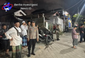 Bhabinkamtibmas Kerobokan Kaja Amankan Peringatan Maulid Nabi Muhammad SAW 1445 Hijriah