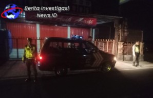 CAK Dimalam Hari, Polsek Abiansemal Intensifkan Blue Light Patrol