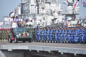Danlanud Muljono Hadiri Upacara HUT TNI ke-78