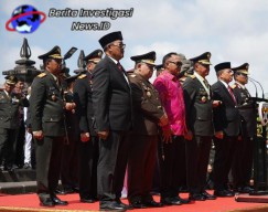 Upacara Hari Ulang Tahun ke 78 Tentara Nasional Indonesia Tahun 2023