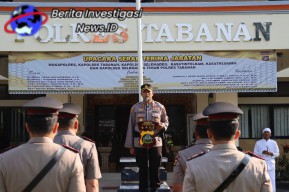 Kapolres Tabanan Pimpin Upacara Sertijab Wakapolres, Dua Kasat dan Tiga Kapolsek