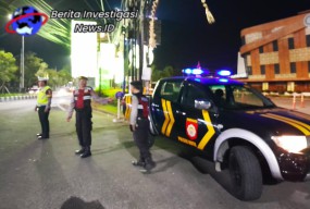 AGK Malam Hari, Upaya Efektif Polsek Kuta Lakukan Blue Light Patrol