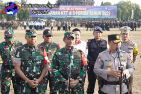Dansatgas Pamwil Pangdam IX Udayana Dampingi Pangkogabwilhan II Cek Kesiapan Pasukan KTT AIS