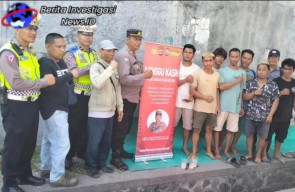 Minggu Kasih Polsek Benoa Bersama Komunitas Warga Pelabuhan Benoa