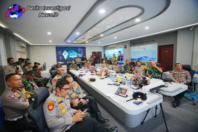 Kapolri dan Panglima TNI Tinjau 91 Command Center ITDC Nusa Dua