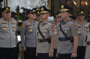 Kapolresta Sidoarjo Pimpin Sertijab Kabag Ops, Kasat Lantas dan Kapolsek Jajaran