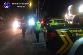 Blue Light Patrol Polsek Kutsel Wujudkan Situasi Kondusif Pada Pelaksanaan KTT AIS