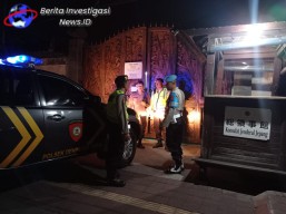 Blue Light Patrol Polsek Dentim Sebagai Jaminan Keamanan Wilayah