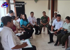Babinsa Selabih Ikuti Rapat Langkah Pemerintah Menurunkan Angka Stunting