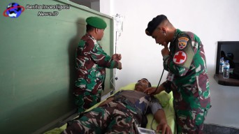 Dibekali Minor Set, Pendukung Medis Satgas Pamwil KTT AIS Mampu Lakukan Tindakan Bedah di Lapangan