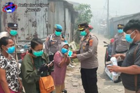 Kebakaran TPA Suwung Meluas, Polda Bali Imbau Masyarakat Sekitar Gunakan Masker.