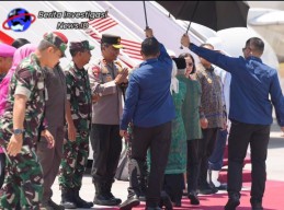 Kapolda Bali Antar Kepulangan Wakil Presiden Republik Indonesia
