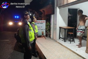 Blue Light Patrol Polsek Dentim: Pastikan Keamanan Dan Ketertiban Wilayah