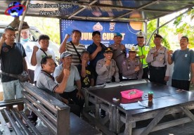 Polsek Benoa Gelar Jumat Curhat Bersama Supir Angkot