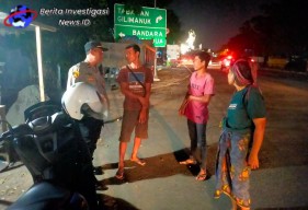 Zona Rawan Aksi Kriminalitas, Polsek Dentim Susuri Dengan Blue Light Patrol