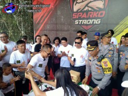 Kajari Gianyar Hadiri Senam Sparko Strong