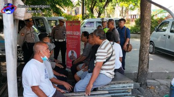 Polsek Benoa Gelar Minggu Kasih Bersama Supir Angkot