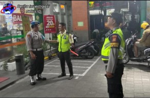 Ini Tempat-Tempat Yang Disasar Blue Light Patrol Polsek Kuta Selatan