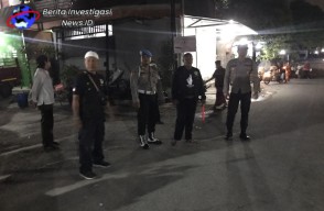 Polsek Denpasar Utara laksanakan kegiatan Blue Light Patrol Cegah Gangguan Kamtibmas