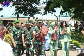 Pangdam Kunjungi Yonarhanud 9 AWJ, Ketua Persit KCK PD IX Udayana Beri Pengarahan di Yonarmed 20 BY