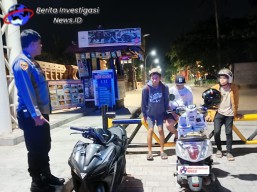 KYRD Blue Light Patrol Polsek Kuta Dimalam Hari Guna Mencegah GK