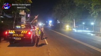 Sasar Tempat Rawan Kejahatan Bluelight Patrol Polsek Denbar Antisipasi Kriminalitas Malam