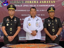 Andi Oloan Sibarani Resmi Menjabat Kepala Bapas Karangasem